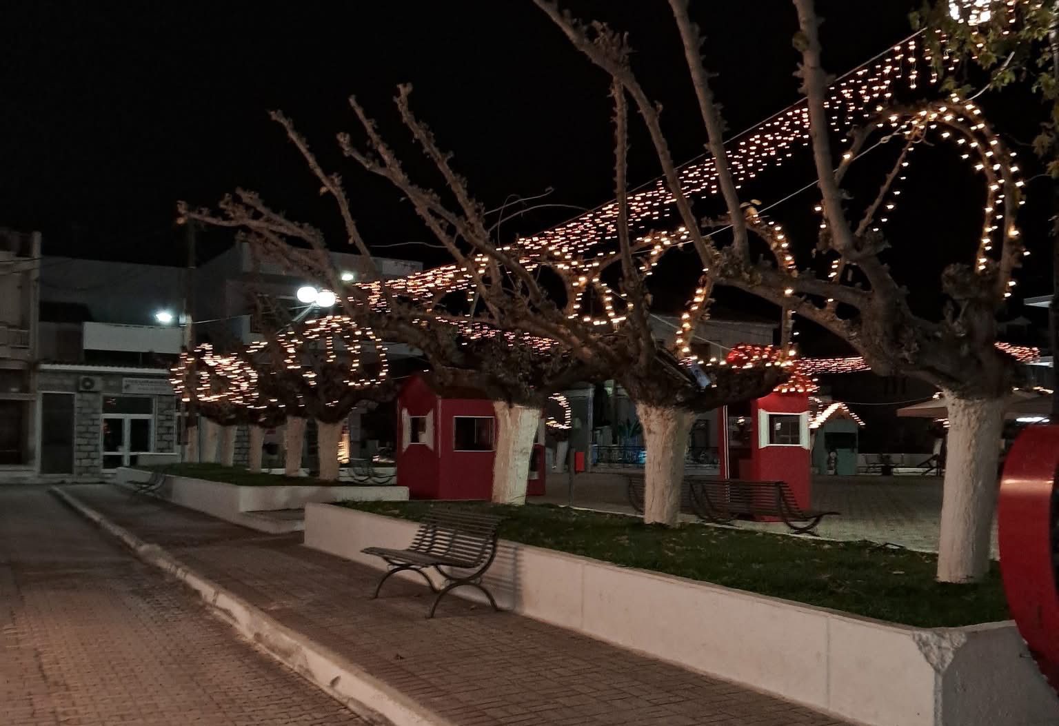 Αμάρυνθος: Αναβάλλεται το άναμμα του Χριστουγεννιάτικου δέντρου λόγω κακοκαιρίας – Πότε θα γίνει