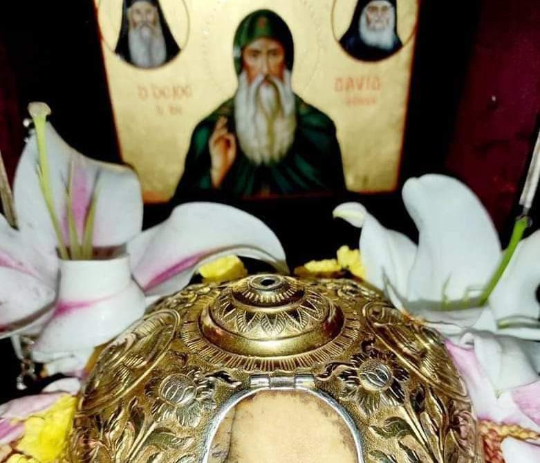 Ριπών συγκίνησης στη Χαλκίδα! Υποδέχεται την Τίμια Κάρα του Οσίου Δαυίδ- Δείτε πότε