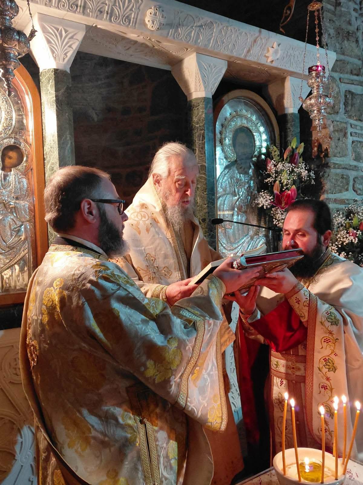 Στο Μοναστήρι του Αγίου Χαραλάμπους Λευκών ο Μητροπολίτης κ. Σεραφείμ