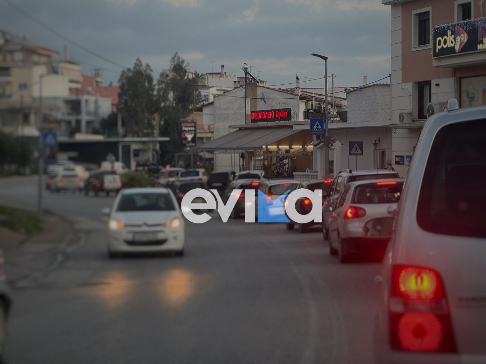 Χάος στους δρόμους της Χαλκίδας – Που έχει αυξημένη κίνηση