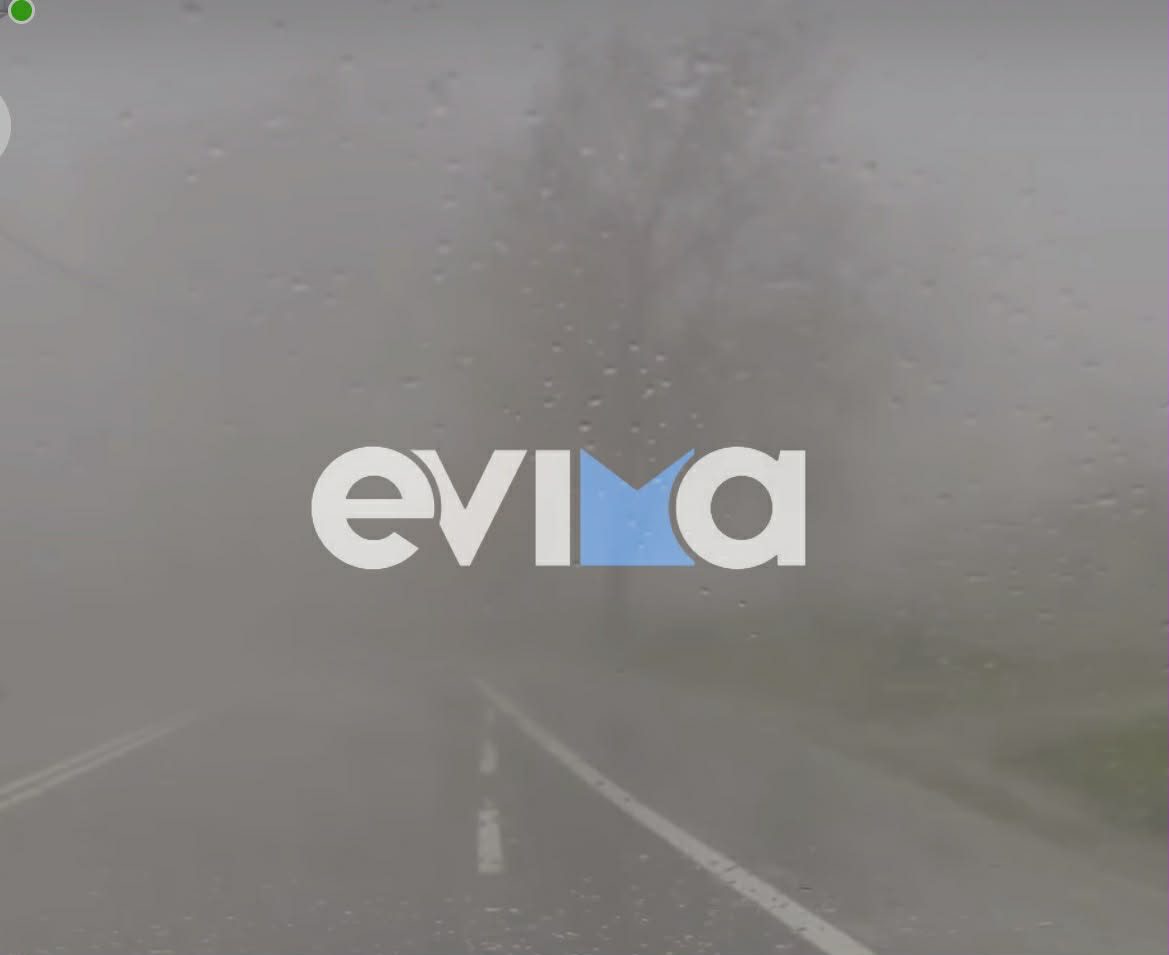 Κακοκαιρία με βροχή και ομίχλη στην Εύβοια – Προσοχή στους Δρόμους (βίντεο)