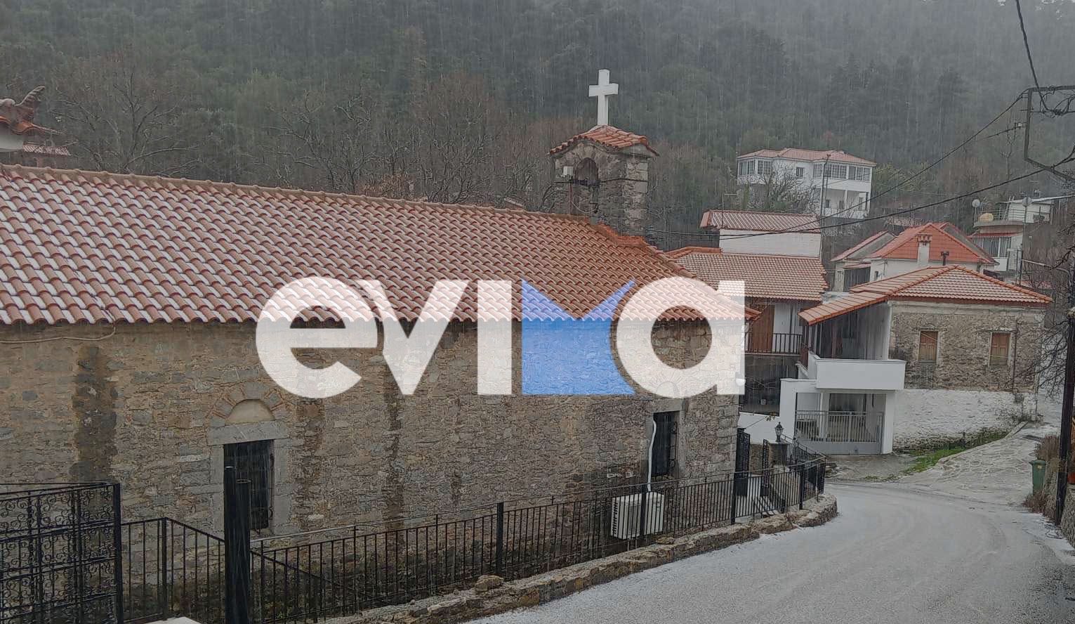 Κακοκαιρία στην Εύβοια: Σε ποια περιοχή έπεσε σήμερα το μεγαλύτερο ύψος βροχής