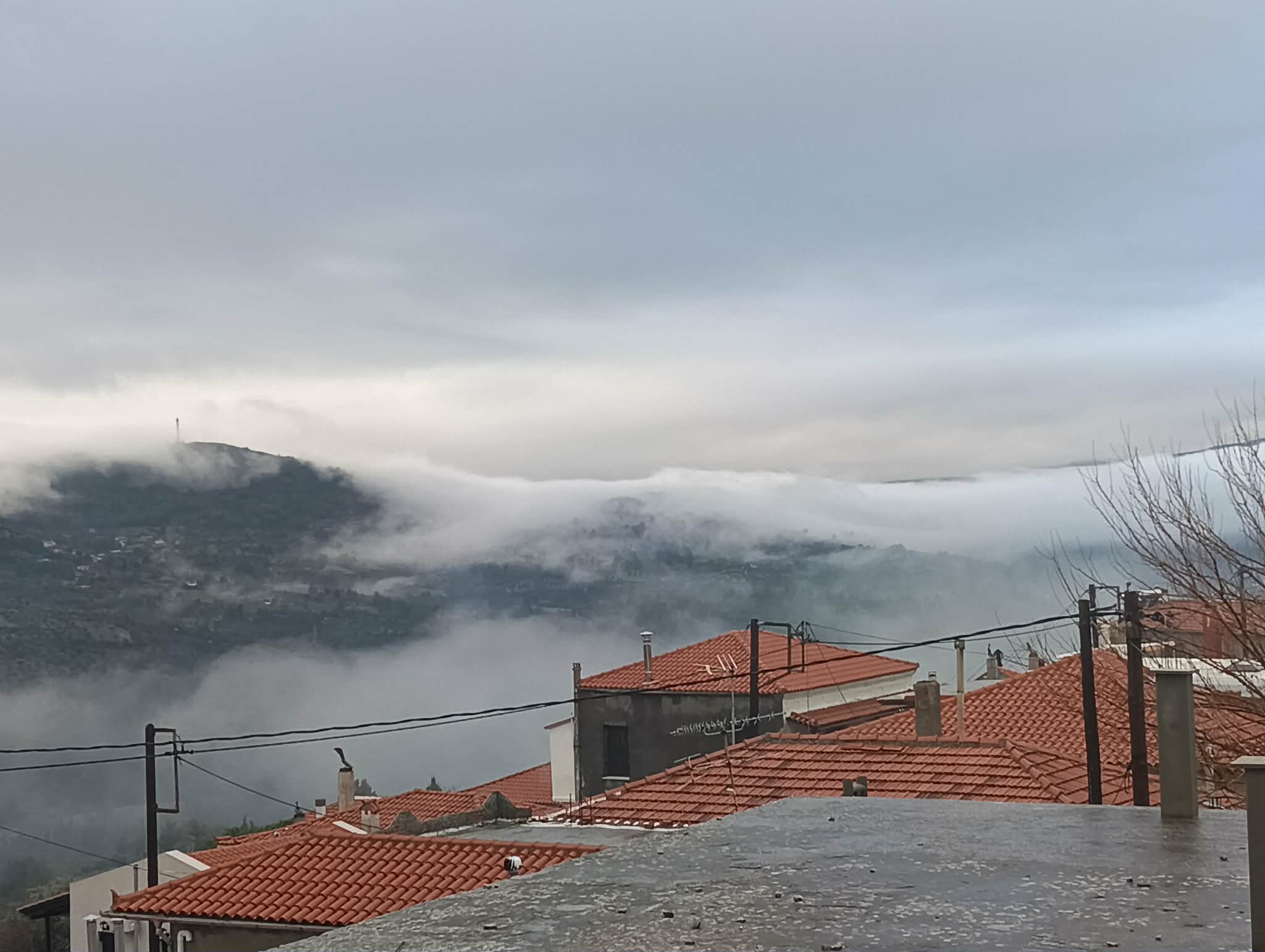 Βροχερός ο καιρός και σήμερα στην Εύβοια- Αναλυτικά η πρόγνωση της ΕΜΥ