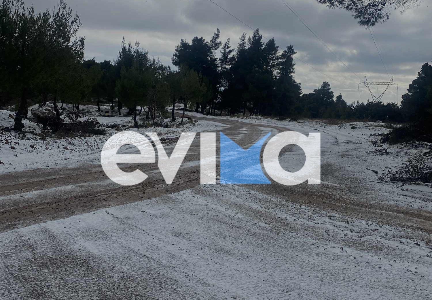 Στο «μάτι» της κακοκαιρίας η Εύβοια: Ξεκινάει νέος γύρος χιονοπτώσεων