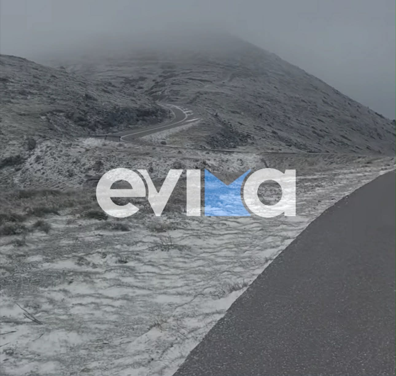 Χιόνια στην Εύβοια: Το έστρωσε σε ακόμα μια περιοχή