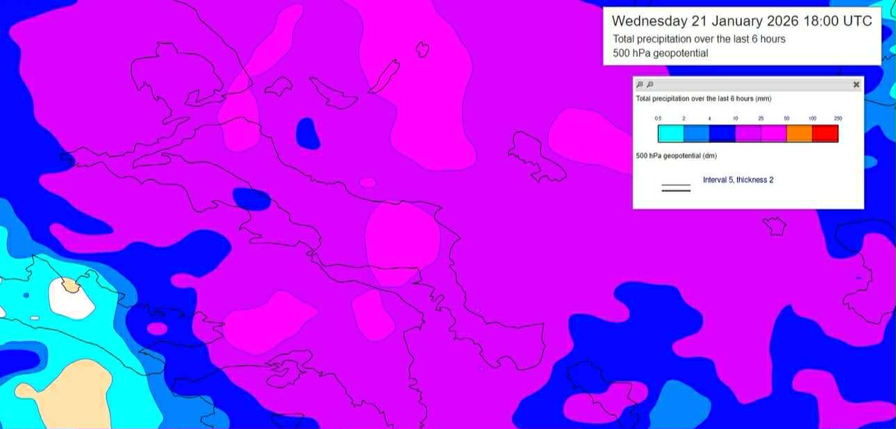 Κακοκαιρία στην Εύβοια: Αυτές είναι οι πιο κρίσιμες ώρες – Τι λέει ο Κολυδάς στο evima.gr