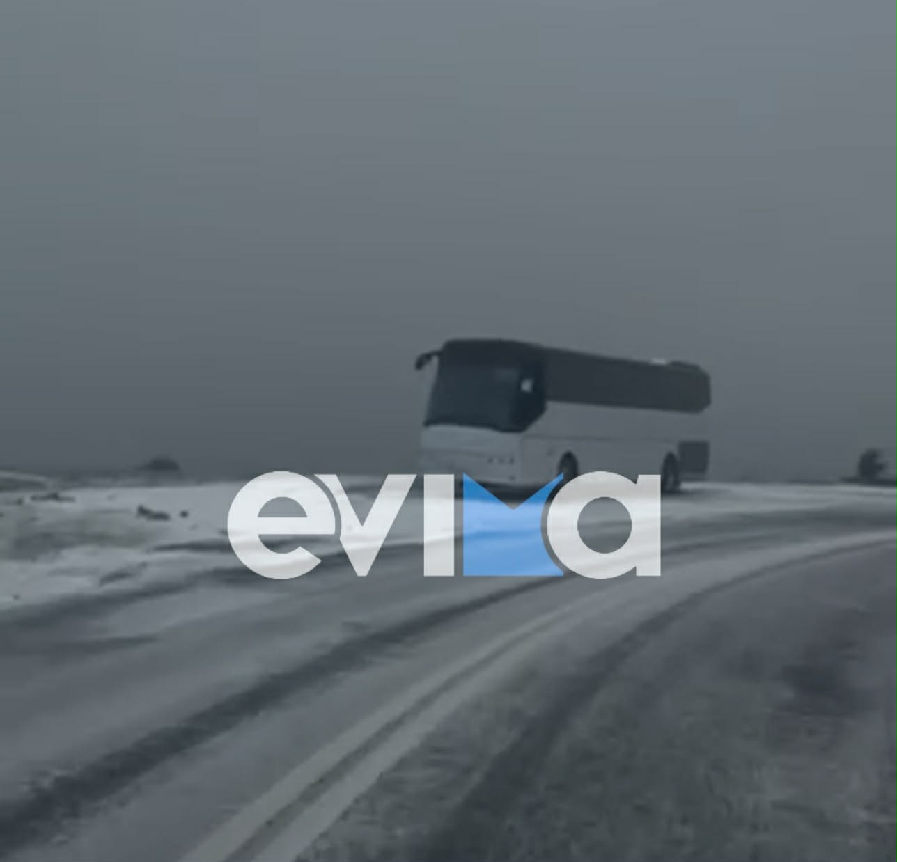 Χιόνια στην Εύβοια: Το έστρωσε σε ακόμα μια περιοχή