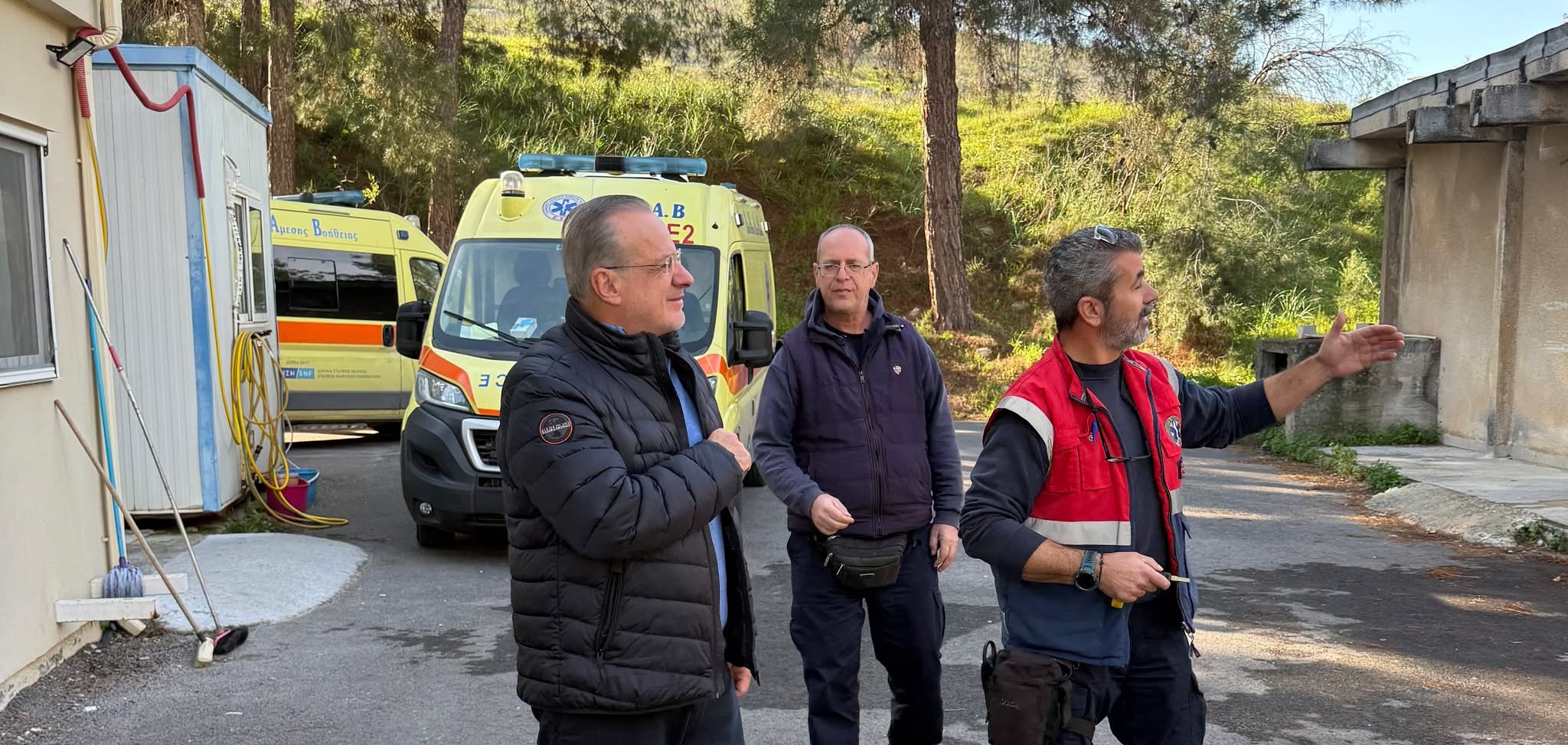 Στο ΕΚΑΒ Χαλκίδας, ο Θανάσης Ζεμπίλης – Τι δήλωσε