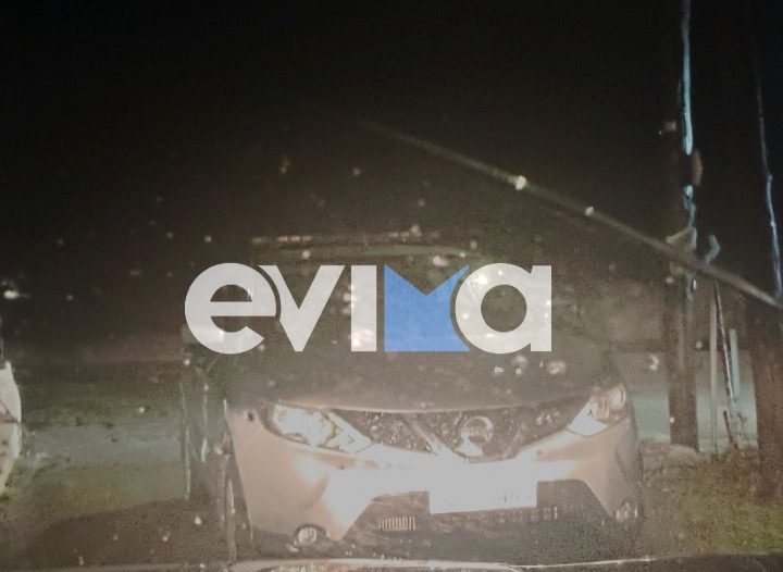 Αυτός ο δρόμος στην Εύβοια κόπηκε στα δύο από την κακοκαιρία