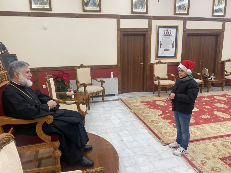 Συγκίνηση στη Μητρόπολη Χαλκίδας! Μικροί και μεγάλοι είπαν τα κάλαντα της Πρωτοχρονιάς! Εικόνες