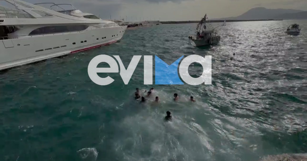 Με λαμπρότητα τα Θεοφάνεια στην Κύμη – Δείτε βίντεο από το λιμάνι