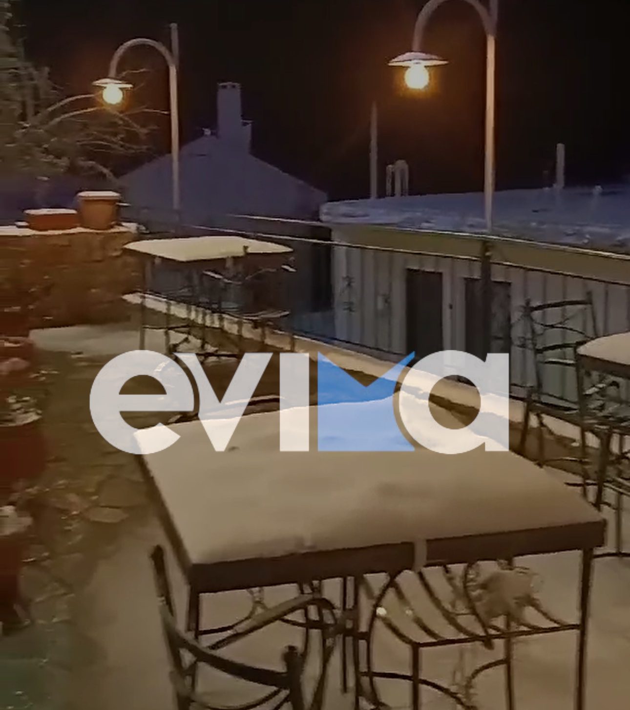 Στα λευκά για δεύτερη νύχτα η Σέτα Ευβοίας (pics&vid)