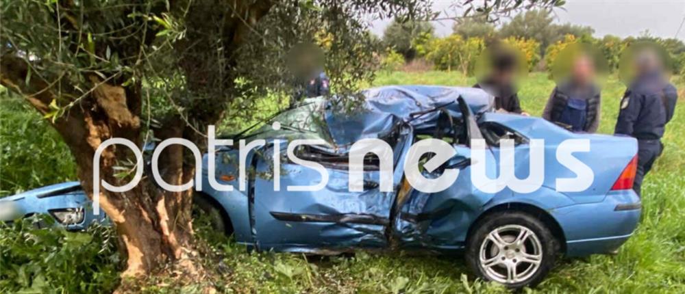 Σοβαρό τροχαίο στην Αμαλιάδα – ΙΧ καρφώθηκε σε ελιές, στο νοσοκομείο 19χρονος