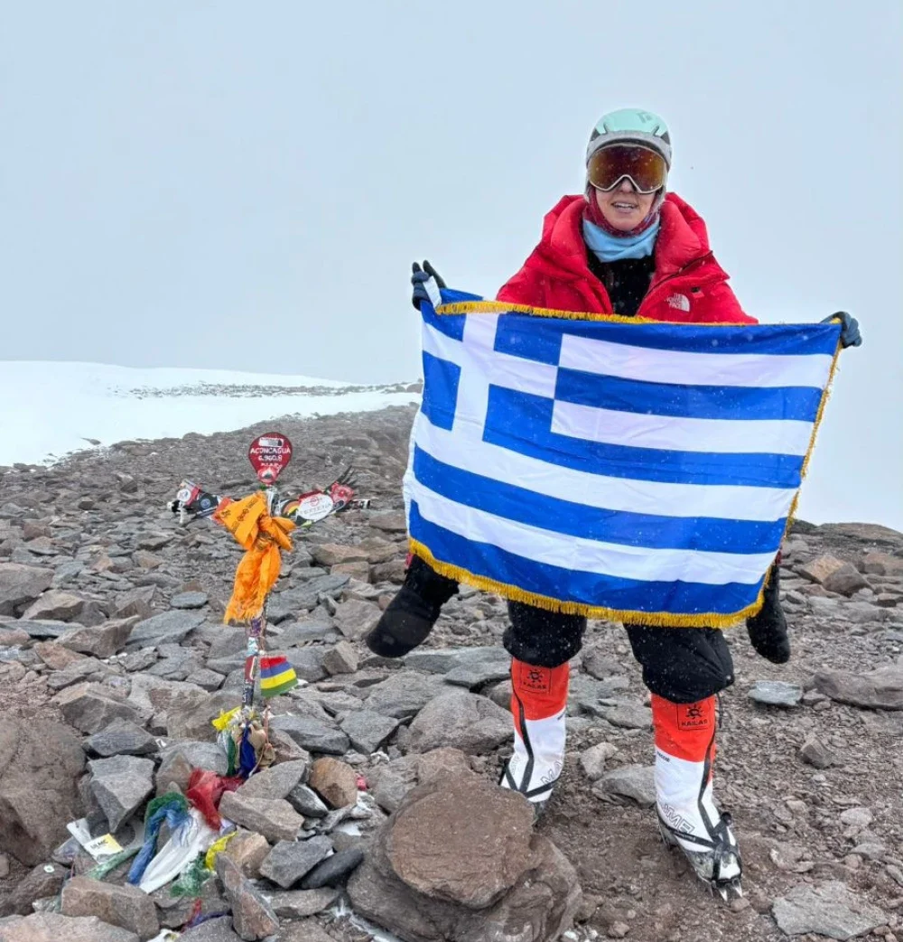 Η Κική Τσακαλδήμη τα κατάφερε: κατέκτησε την κορυφή του Ακονκάγκουα – Το θερμό ευχαριστώ στον Γρηγόρη Δημητριάδη