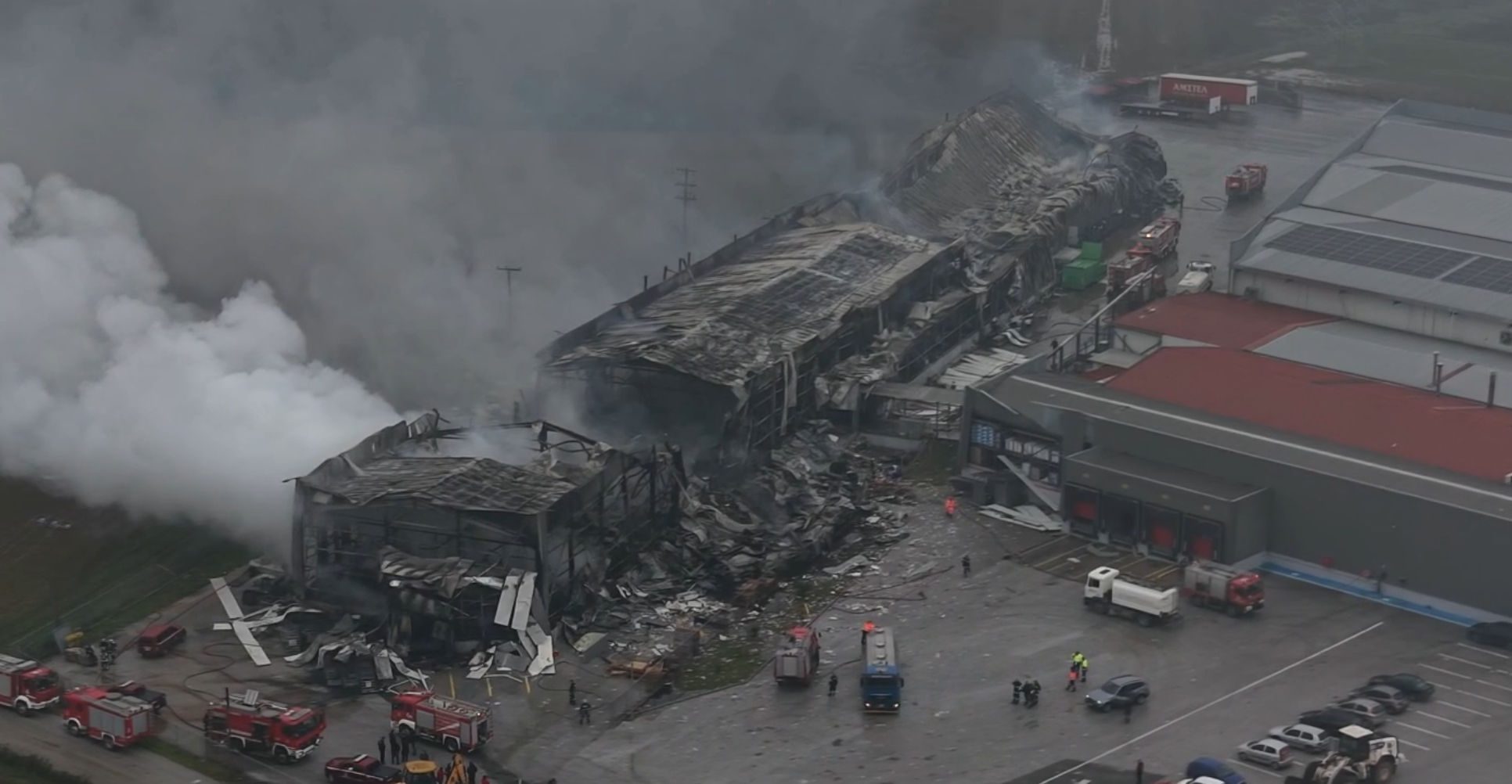 «Βιολάντα»: Βίντεο από τον εκκωφαντικό ήχο από την έκρηξη στο εργοστάσιο