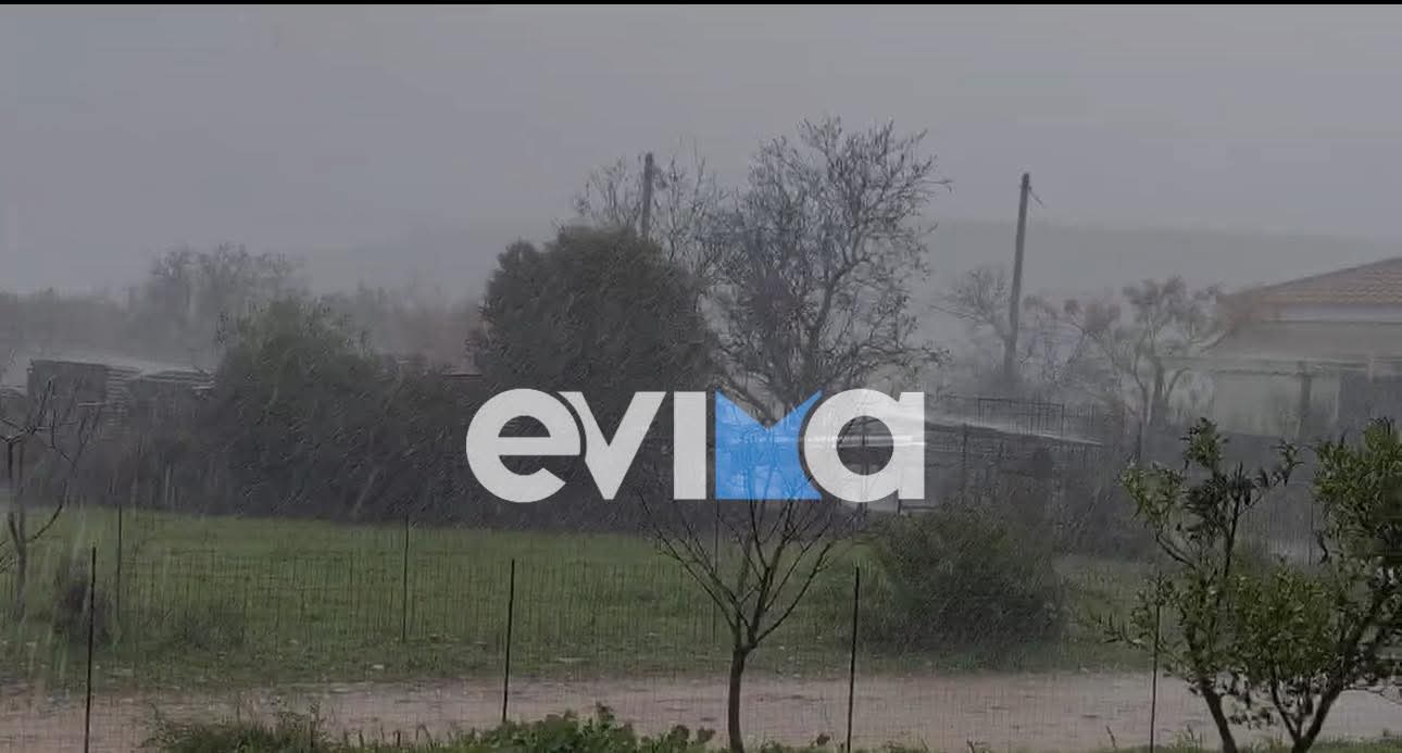 Διακοπή ρεύματος στο Αλιβέρι Ευβοίας από την κακοκαιρία