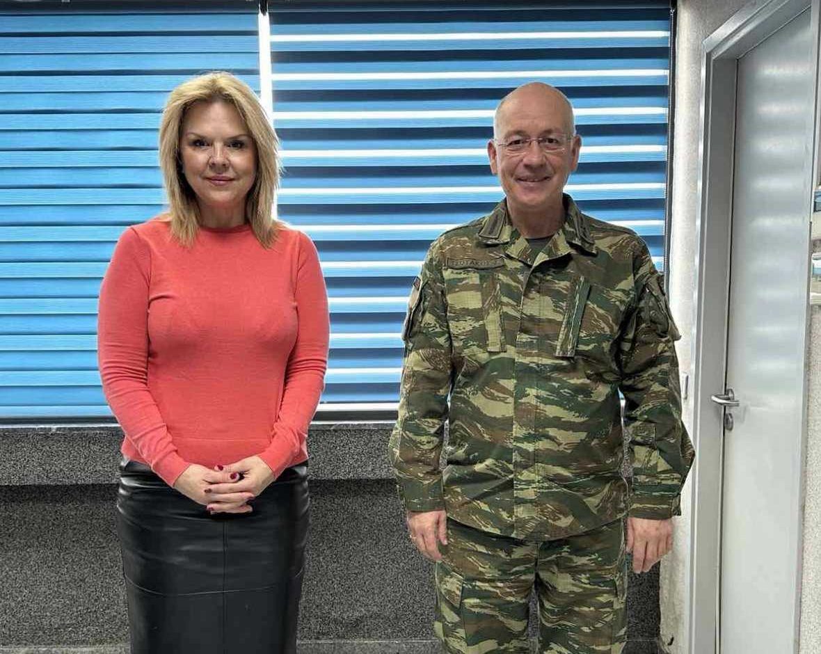 Χαλκίδα: Αυτός είναι ο νέος διοικητής της Σχολής Πεζικού – Τι συζήτησε με τη δήμαρχο