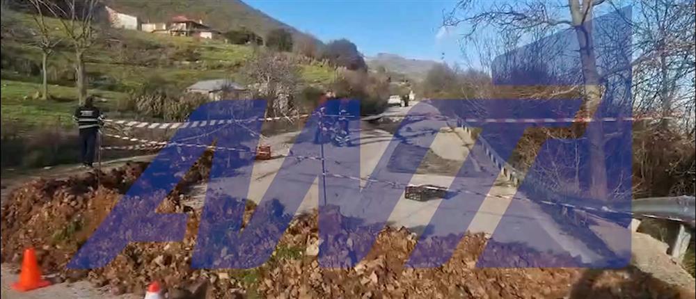 Κλειστός ο δρόμος Πατρών – Τριπόλεως – Κόπηκε στα δύο η εθνική οδός (βίντεο)