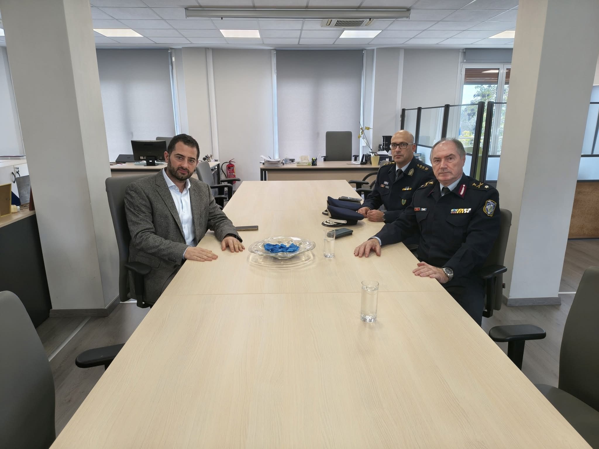 Με τον Περιφεριάρχη Φάνη Σπανό συναντήθηκε ο γενικός περιφερειακός αστυνομικός διευθυντής Στερεάς Ελλάδας