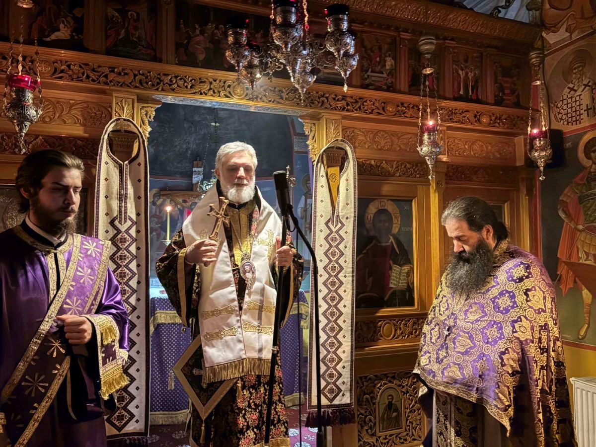 Προηγιασμένη θεία λειτουργία στη Μονή Μακρυμάλλη