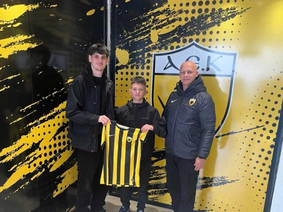 Στην Κ14 της ΑΕΚ ο Ευβοιώτης Θανάσης Μουρίκης