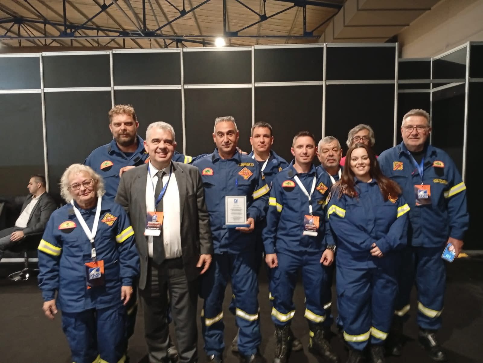 Βραβεύτηκαν εθελοντές πυροσβέστες της Εύβοιας