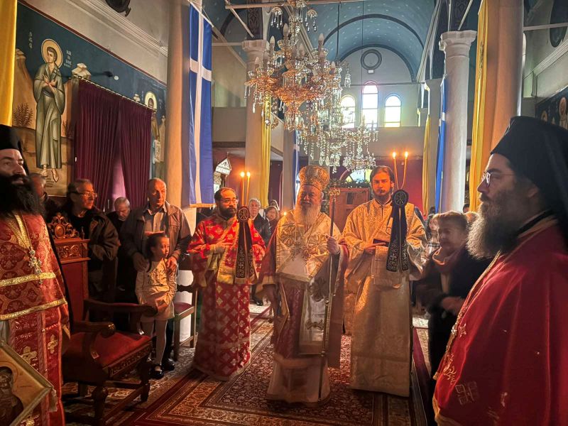 Λαμπρός εορτασμός του Αγίου Χαραλάμπους σε αυτό το χωριό της Εύβοιας