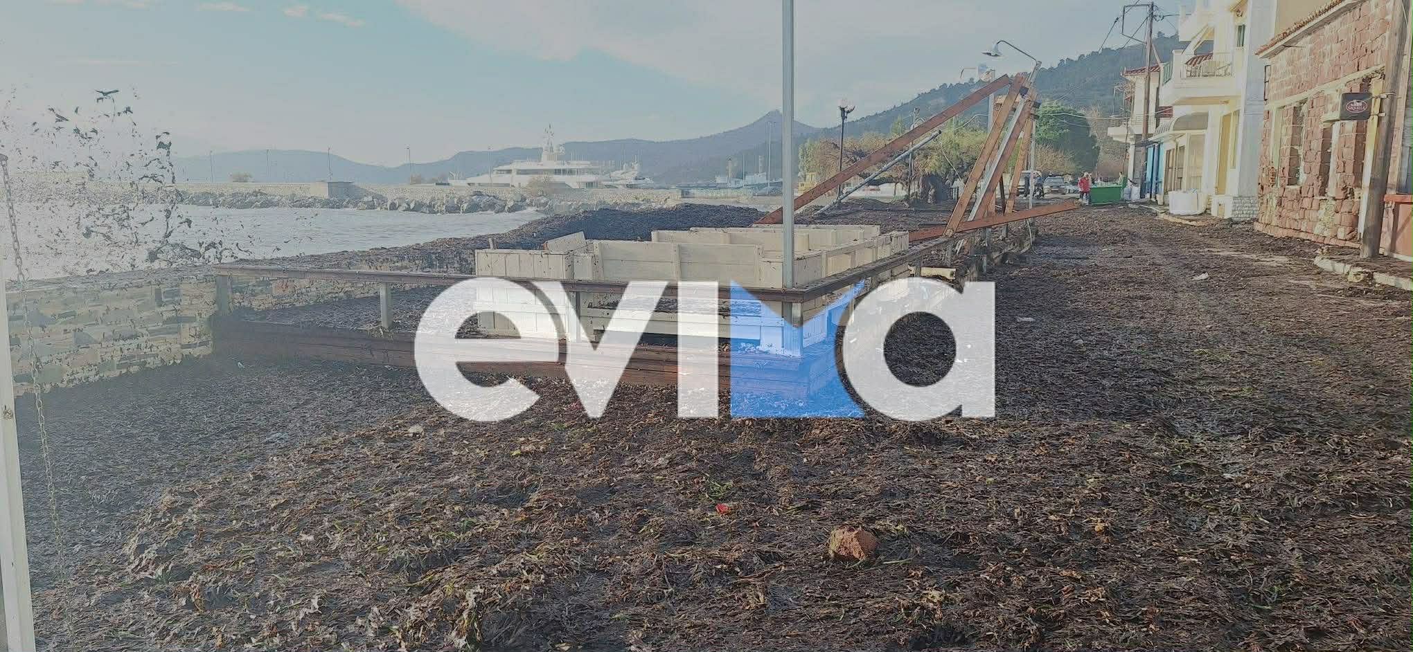 «Διαλύθηκε» από την κακοκαιρία πασίγνωστη παραλία στην Εύβοια