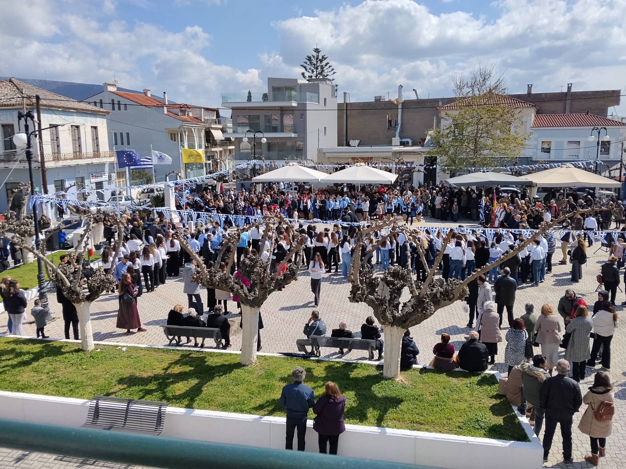 Έτσι εορτάστηκε η 25η Μαρτίου στην Αμάρυνθο