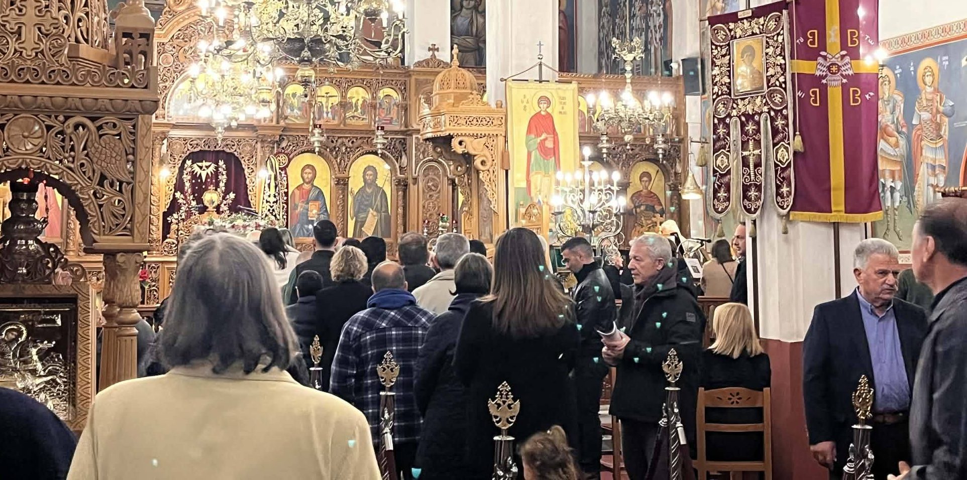 Γέμισαν πιστούς οι εκκλησίες στην Εύβοια στην Ακολουθία των Β΄ Χαιρετισμών