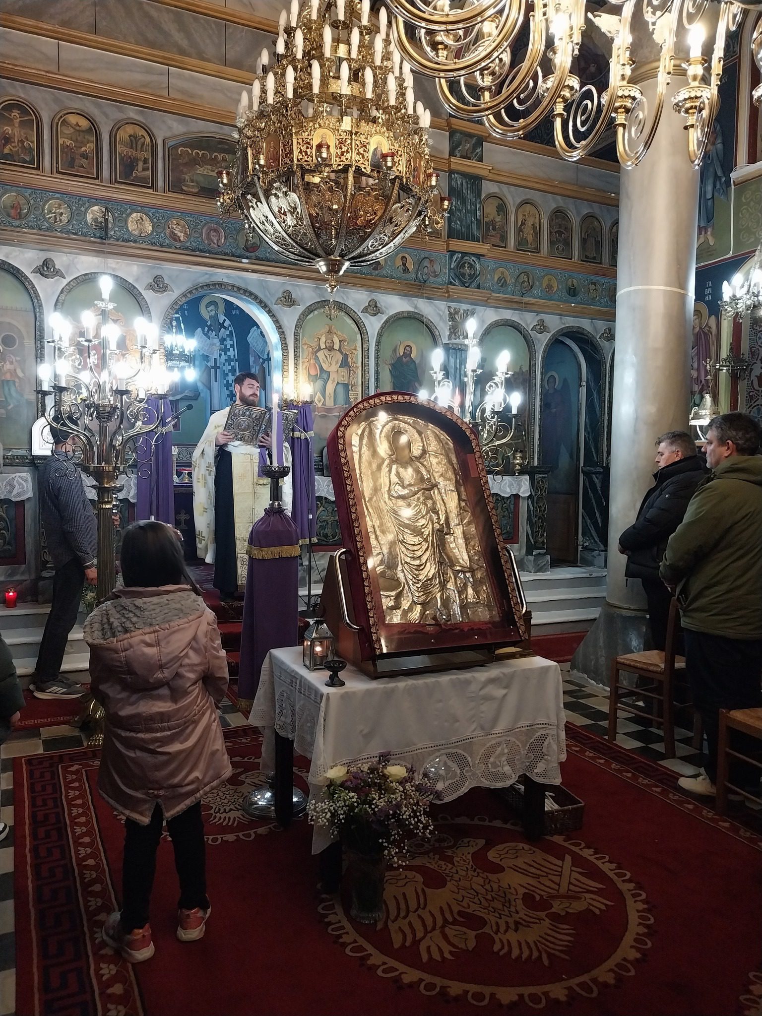 Ρίγη συγκίνησης στην Εύβοια: Έφτασε θαυματουργή εικόνα σε αυτό το χωριό