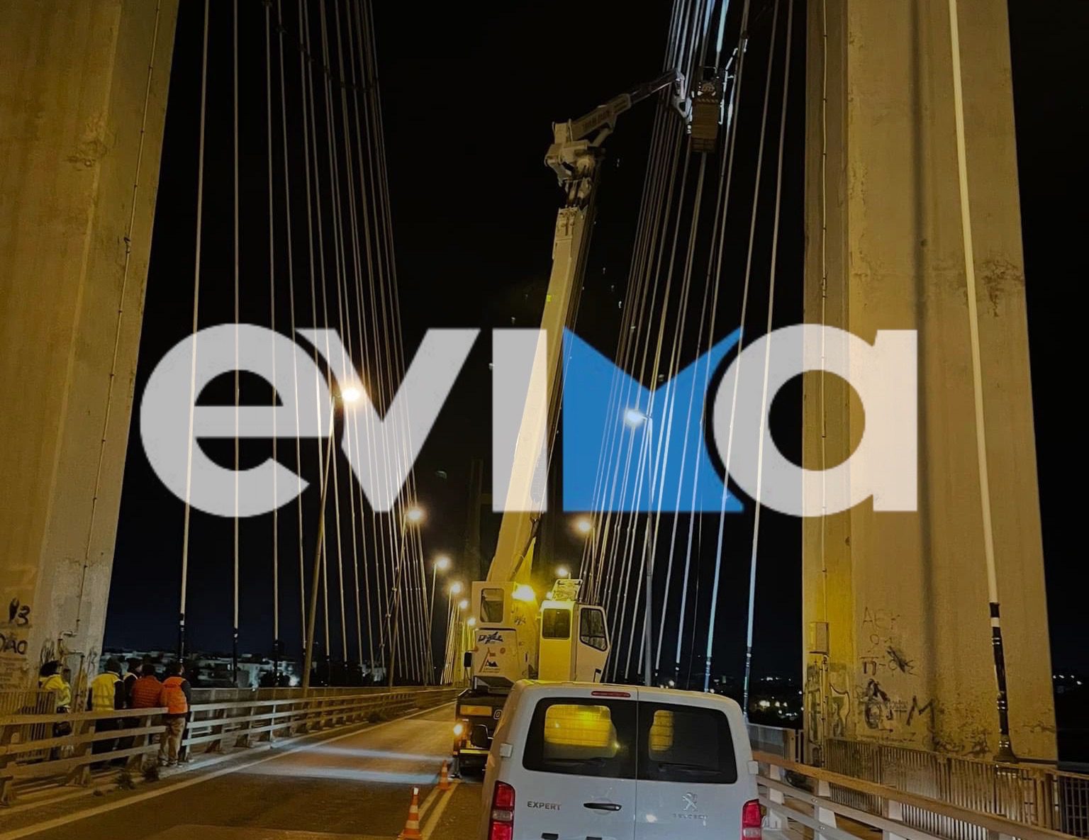 Χαλκίδα: Τι εργασίες γίνονται στην υψηλή γέφυρα – Ποιες ώρες έχει κυκλοφοριακές ρυθμίσεις (pics)