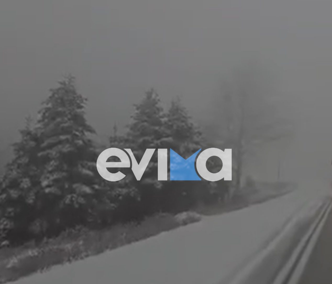 Μάρτης γδάρτης! Πού χιονίζει τώρα στην Εύβοια – Βίντεο