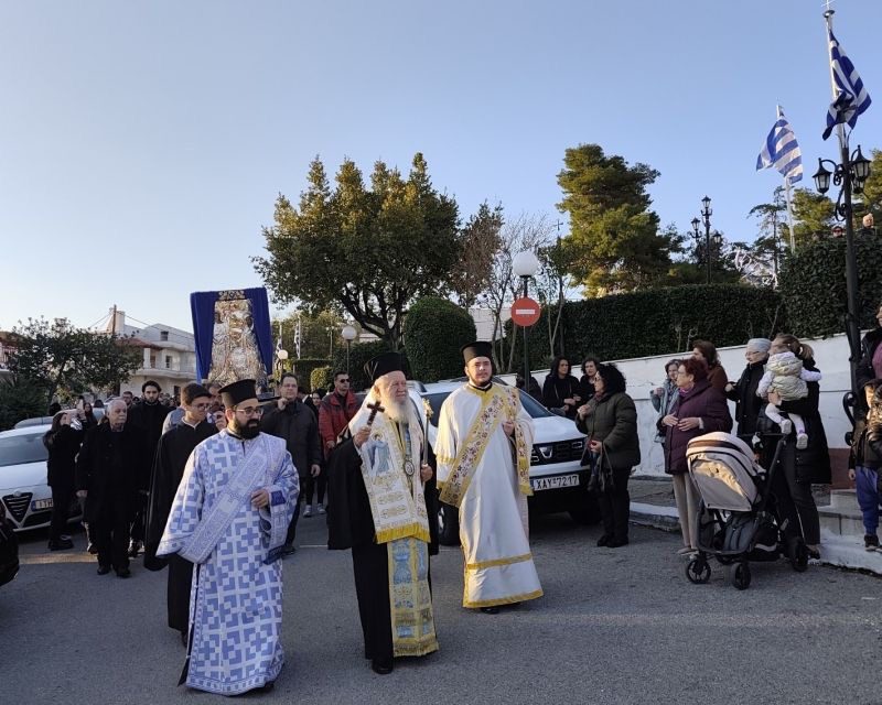 Με κατάνυξη ο εορτασμός του Ευαγγελισμού της Θεοτόκου στη Χαλκίδα!