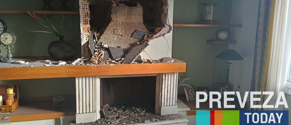 Πρέβεζα: Κεραυνός χτύπησε σπίτι – Σκηνές τρόμου για την οικογένεια (εικόνες)