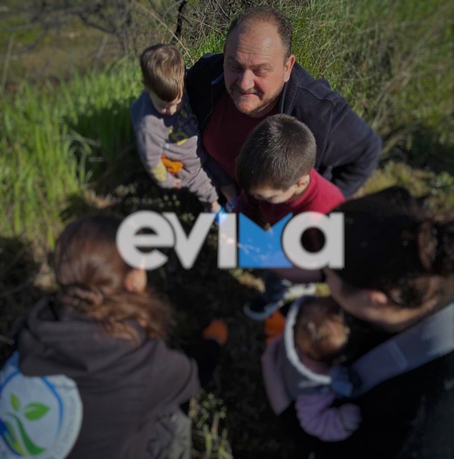 Αντιδήμαρχος στην Εύβοια πήρε την οικογένεια του και στήριξε εθελοντές σε δενδροφύτευση