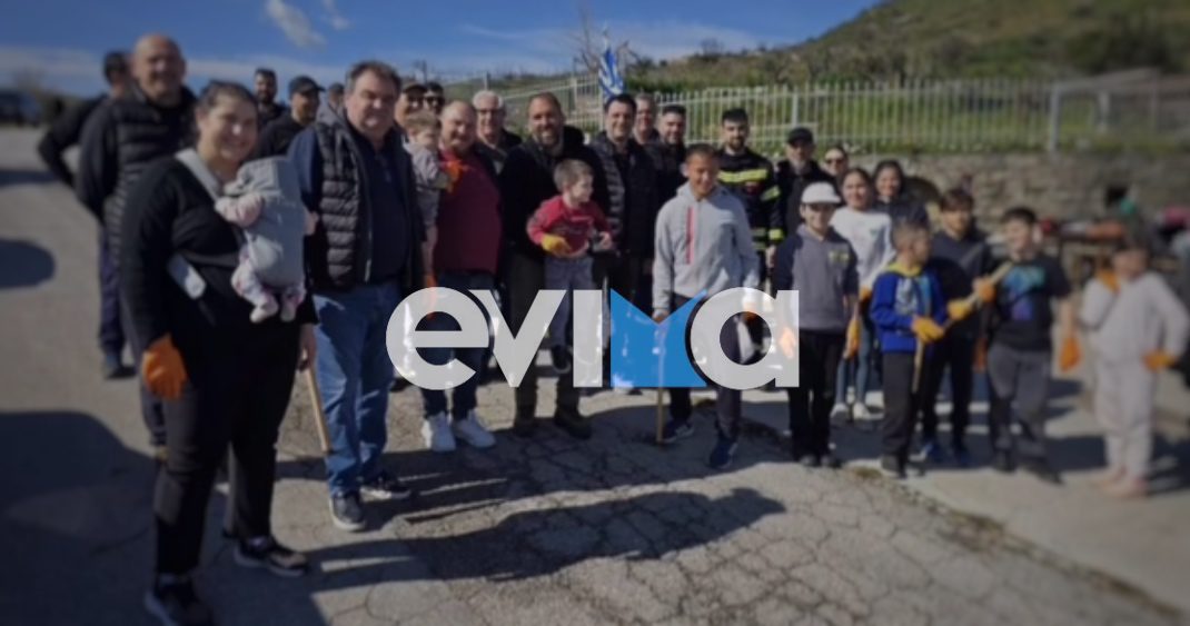 Εύβοια: Δήμαρχος και αντιδήμαρχοι φύτεψαν δέντρα στις Πετριές