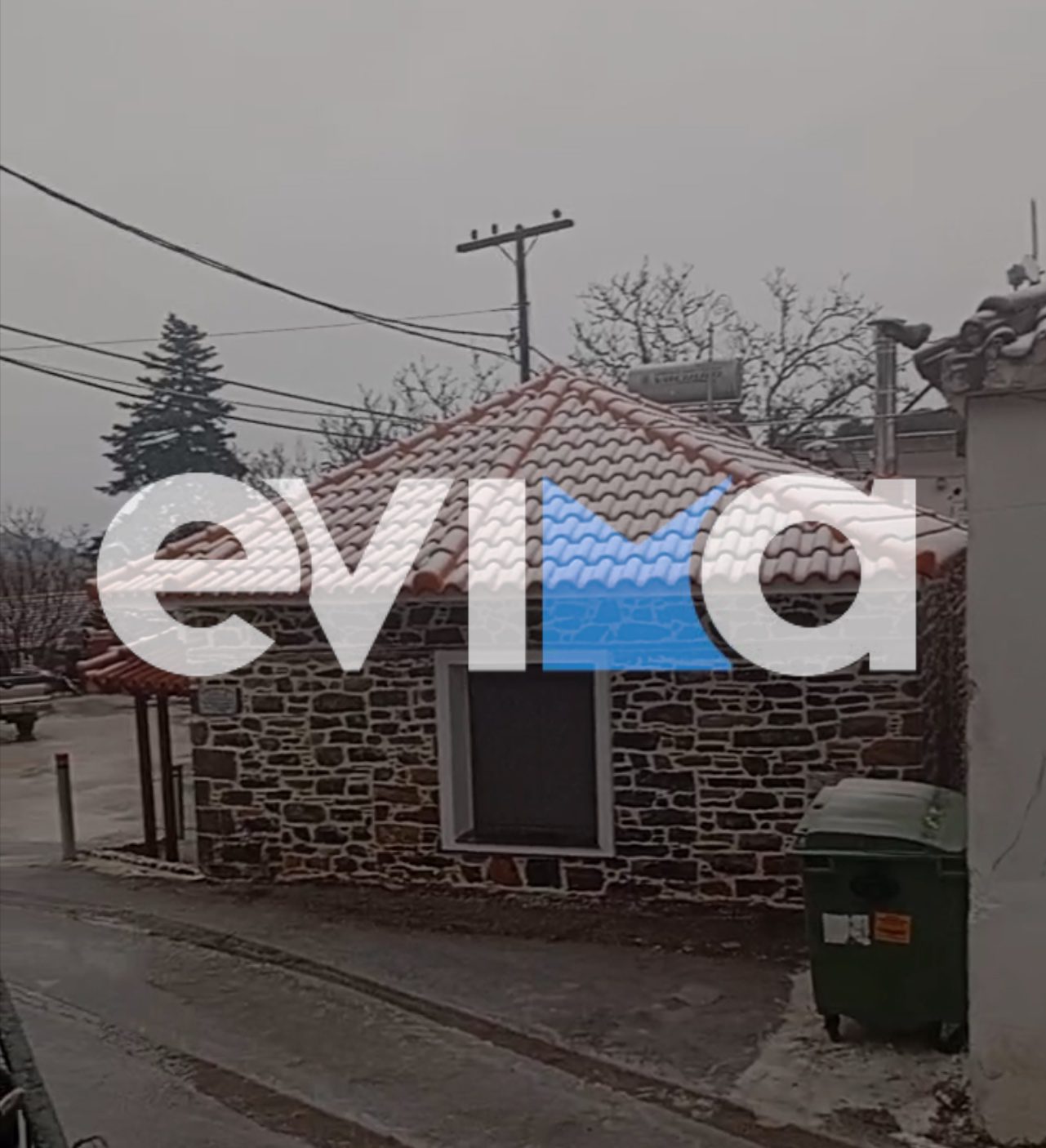 Σε αυτές τις περιοχές της Εύβοιας έπεσαν ξανά χιόνια