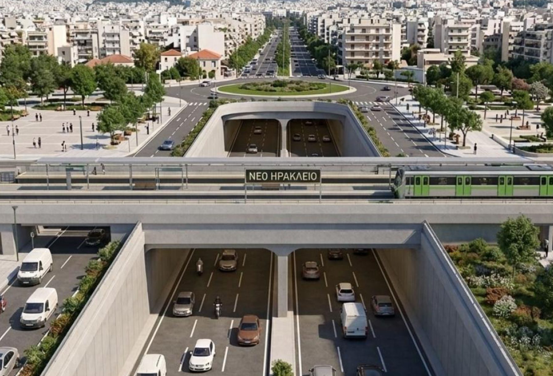 Το νέο τούνελ της Αθήνας: Δείτε ποιοι δρόμοι θα γίνουν υπόγειοι