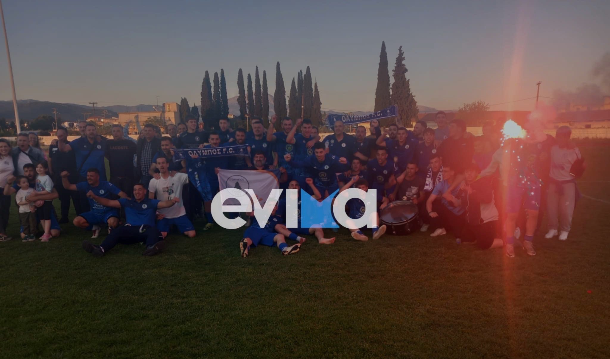 Στην Α’ κατηγορία της Εύβοιας ο Όλυμπος Γυμνού – Τρέλα πανηγύρια (βίντεο)