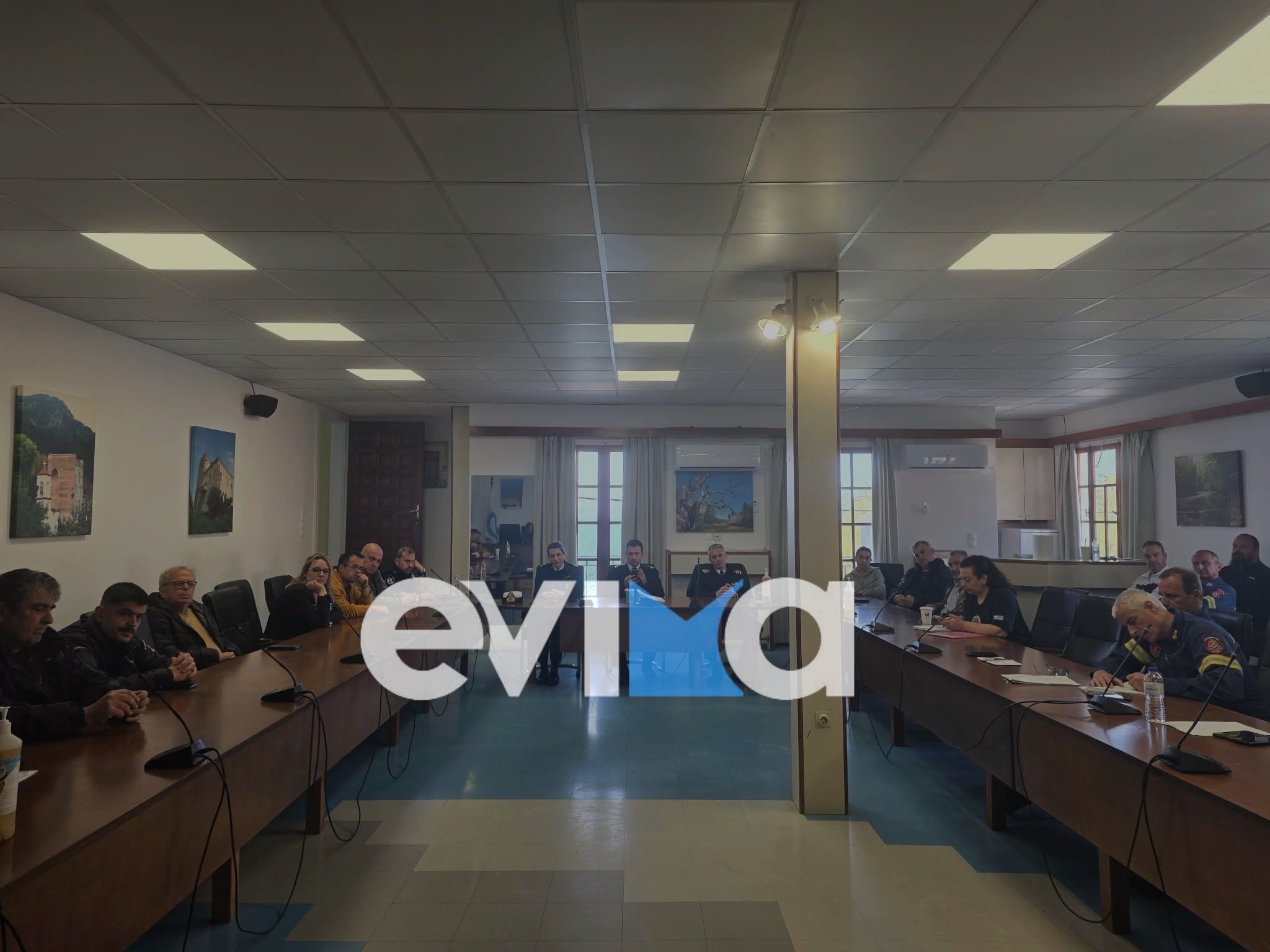 Εύβοια τώρα συνεδρίαση για την αντιπυρική περίοδο στη Λίμνη