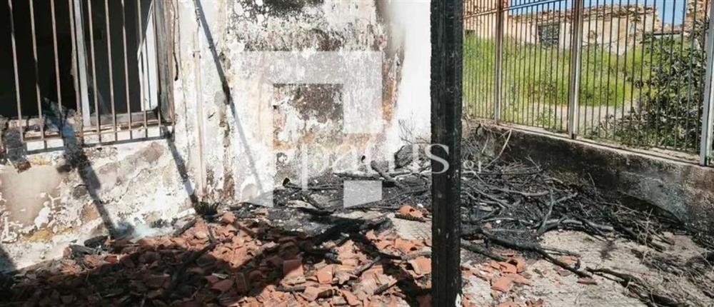 Χανιά: Αντί για τον Ιούδα έκαψαν… το σχολείο (εικόνες)