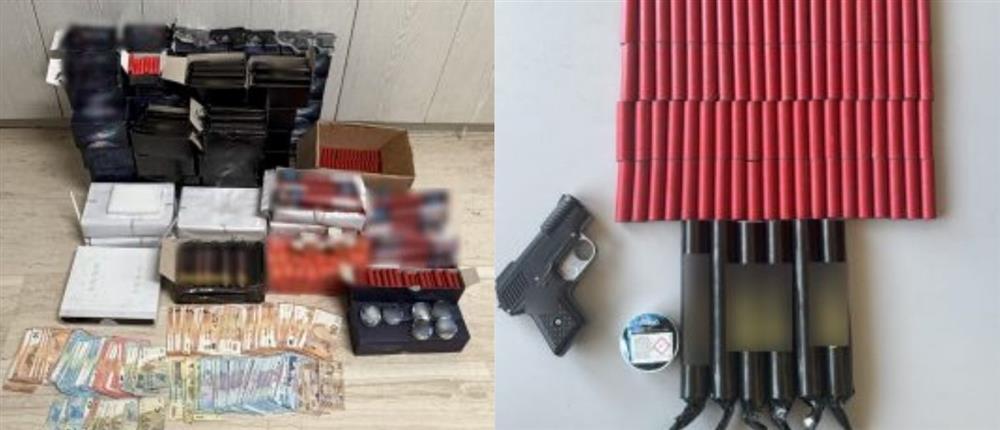 Σαλαμίνα: 69χρονος και 70χρονη διακινούσαν κροτίδες και φωτοβολίδες