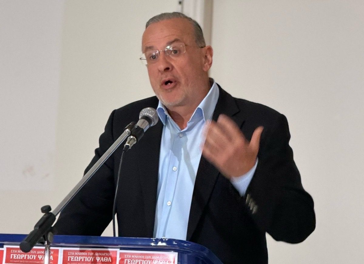 Στην εκδήλωση για τη μνήμη του δημάρχου Γιώργου Ψαθά, ο Θανάσης Ζεμπίλης