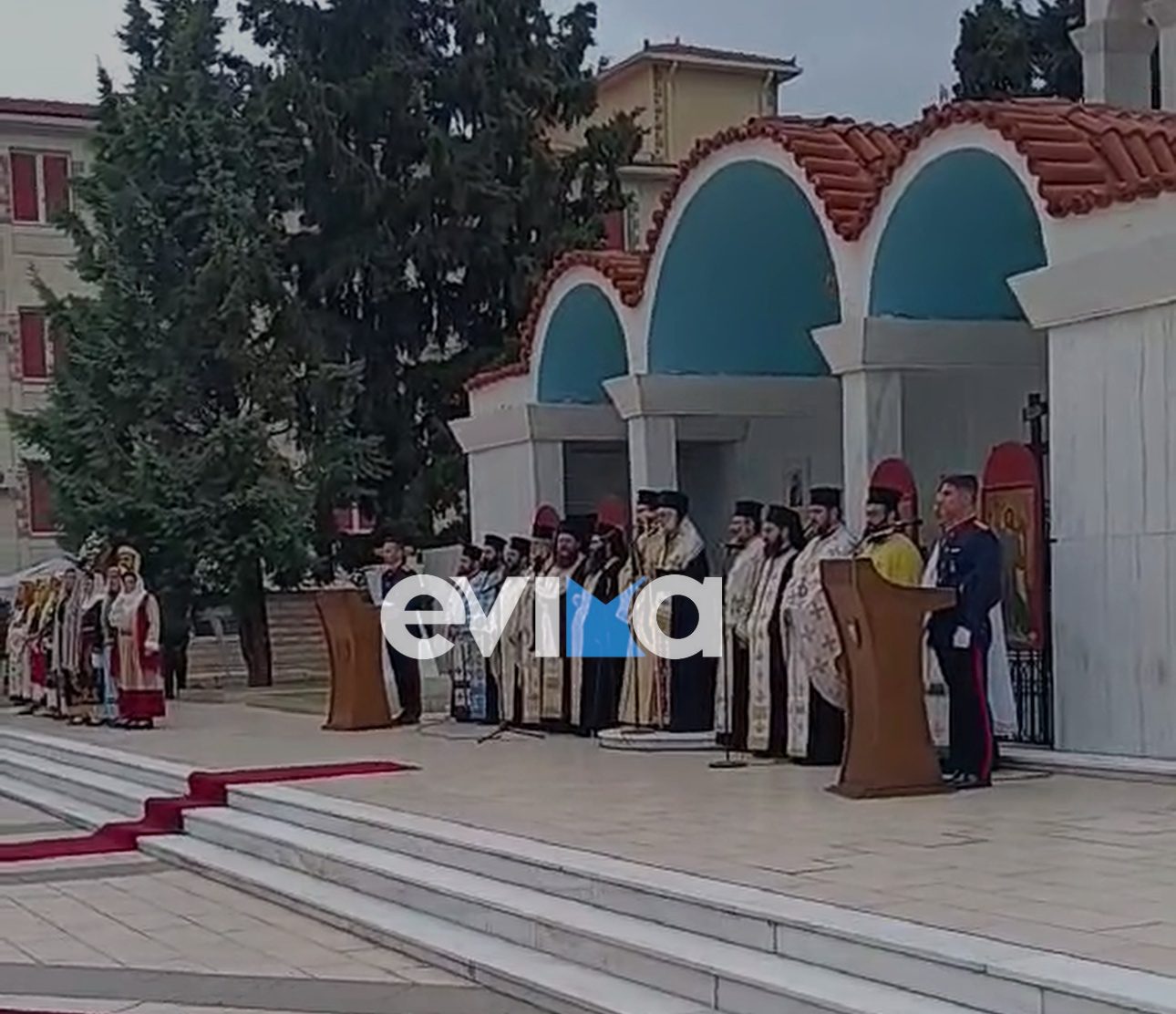 Χαλκίδα: Σε εξέλιξη ο εορτασμός του Αγίου Γεωργίου στη Σχολή Πεζικού – Ποιοι παρίστανται (pics)