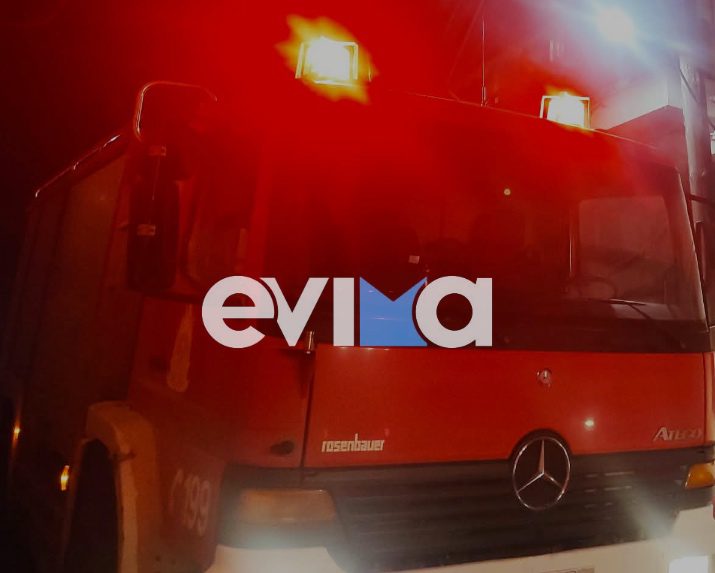 Φωτιά στο Δοκό Χαλκίδας σε εξωτερικό χώρο σπιτιού