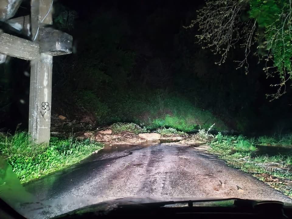 Κακοκαιρία στην Εύβοια: Προσοχή, αυτοί οι δρόμοι είναι κλειστοί