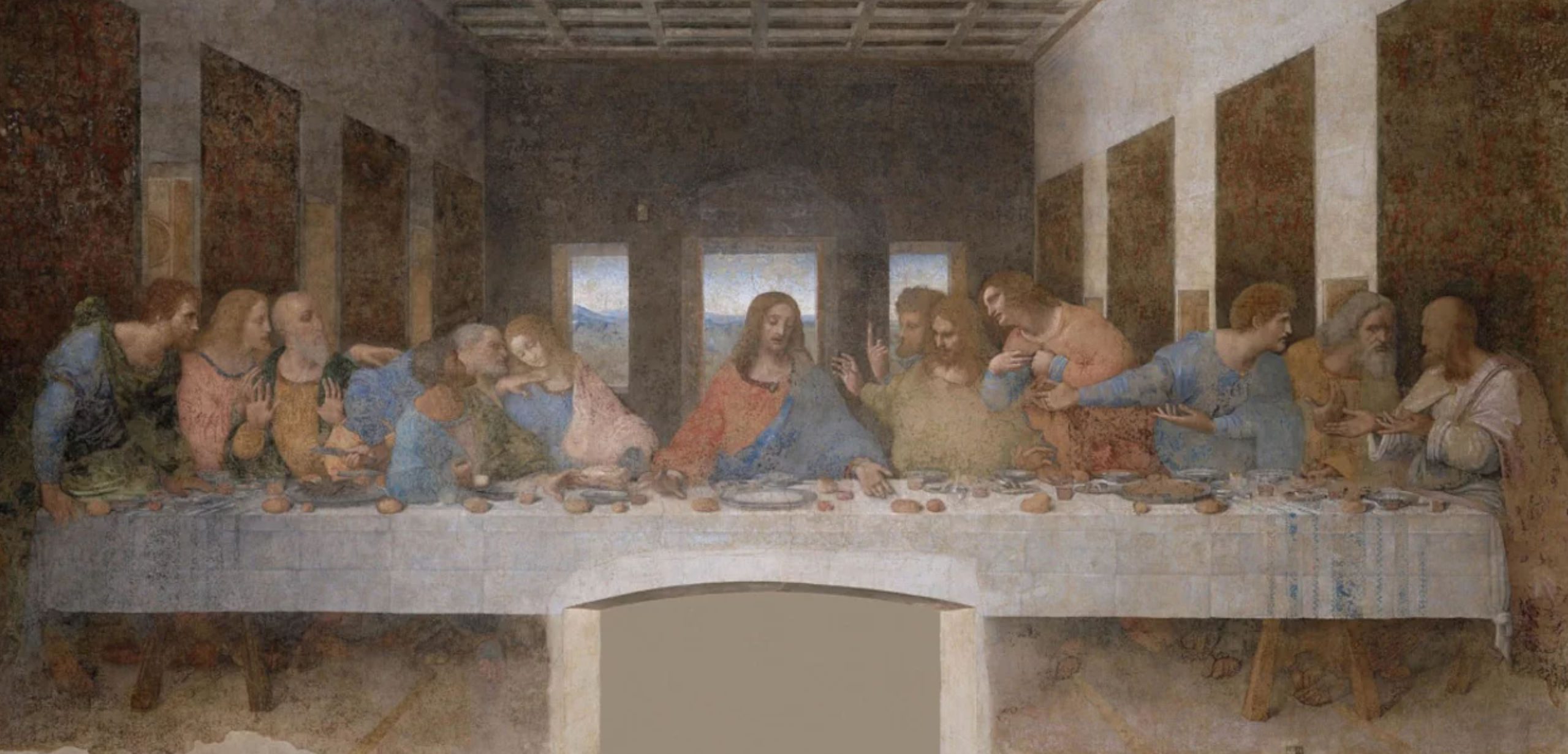 Μυστικός Δείπνος: Γιατί ο Ιησούς και οι Απόστολοι εμφανίζονται από την ίδια πλευρά του τραπεζιού;