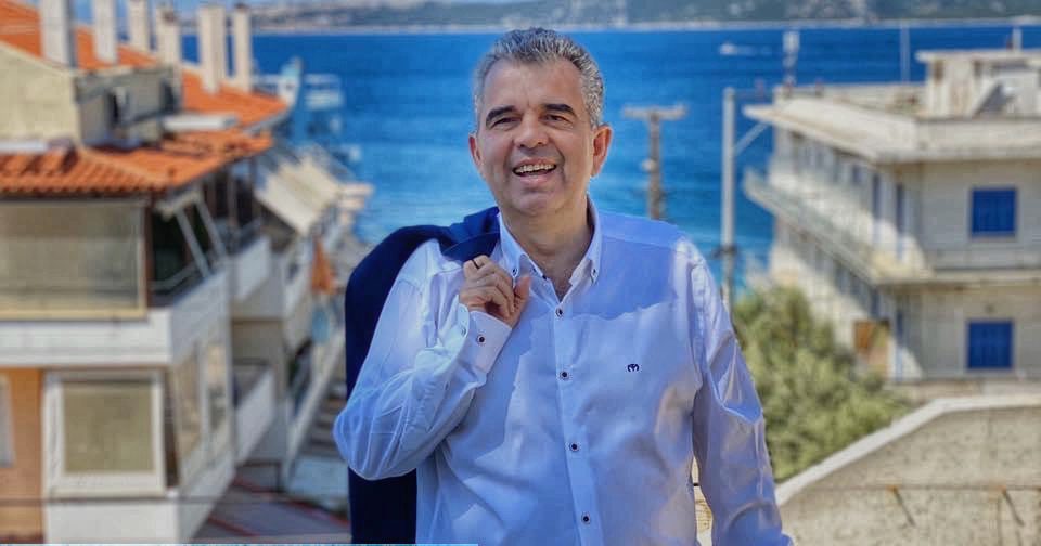 Ευχές για το Πάσχα από τον Δήμαρχο Καρύστου, Λευτέρη Ραβιόλο