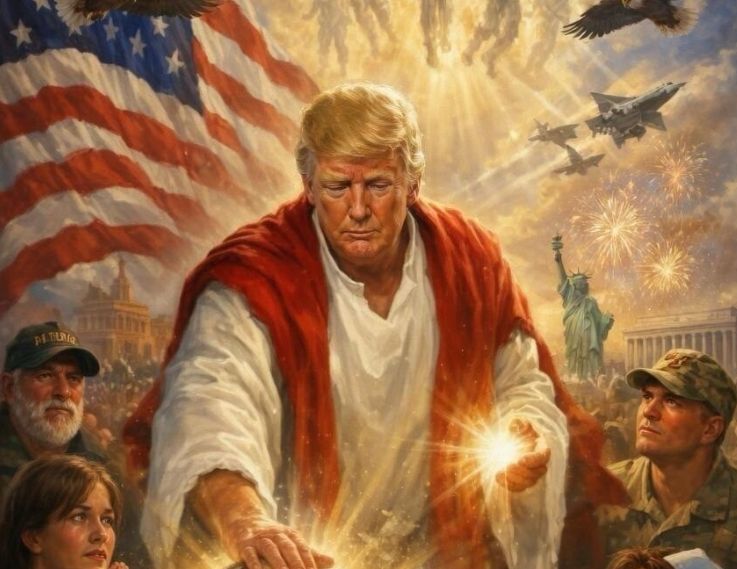 Τραγικός Τραμπ: «Έκραξε» τον Πάπα και ανάρτησε εικόνα του ως Ιησούς που θεραπεύει